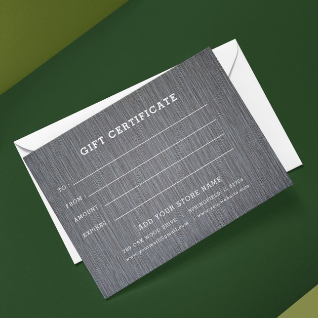 Add Logo Editable Business Gift Certificate ( Business Gift Certificate With Logo)