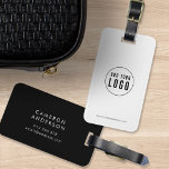 Add Logo Modern Corporate Business Custom Colours Luggage Tag<br><div class="desc">Add Logo Modern Corporate Business Custom Colours Luggage Tag that's perfect for you and your employees when travelling for work. Background colour on the front and back is editable, click "Edit" to change the colour Personalize it by replacing the placeholder text and the placeholder image with your own logo. For...</div>