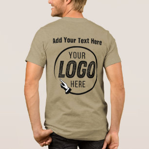 Add Logo Photo Image Picture Personalized Gifts Tri-Blend Shirt
