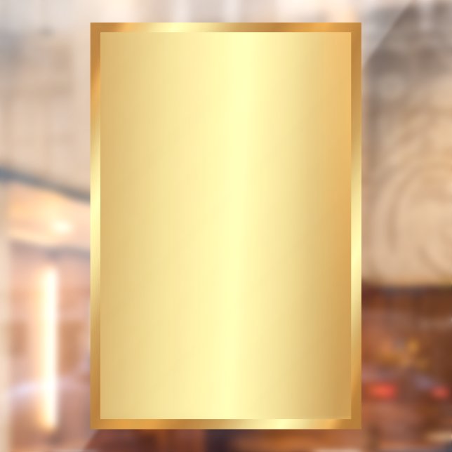 Add Logo QR Code Text Blank Background Template Window Cling (Sheet 2)