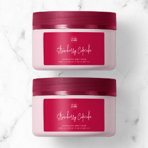 Add Logo Script Custom Colour Minimalist Product Label