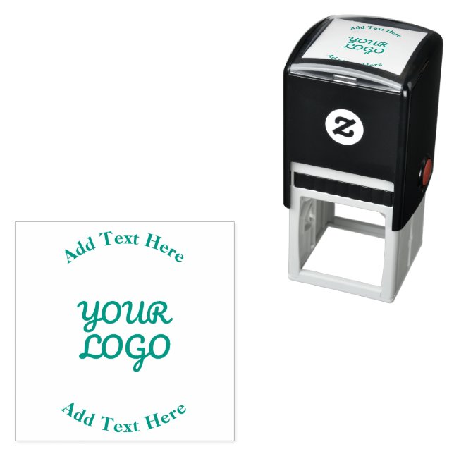 Add Logo Simple Editable Design Self-inking Stamp (In Situ)