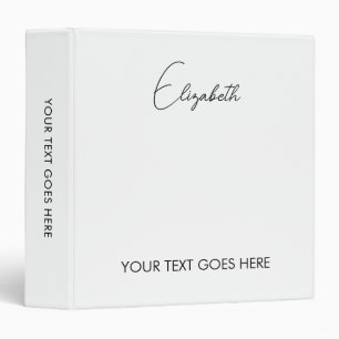 Add Logo Text Here Handwritten Name Template Binder