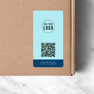 Add Logo & Website QR Code Custom Contrast Colours