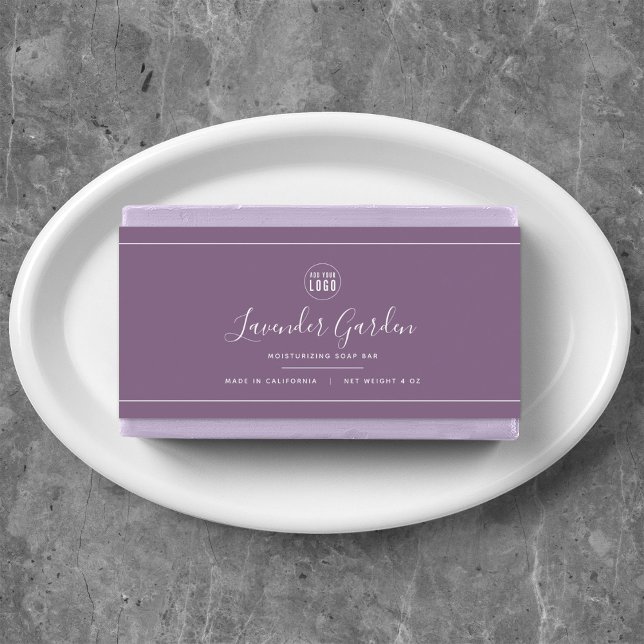 Add Logo White Border Editable Colour Product Labe Water Bottle Label (Creator Uploaded)