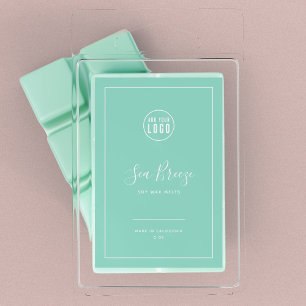 Add Logo White Border Editable Colour Product Labe Wine Label