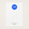 Add Logo White Hair Clip Barrette Display Card