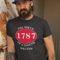 Add Name And Year Birthday T-Shirt