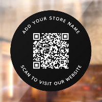 Add Name and Your Website QR Code Custom Colour