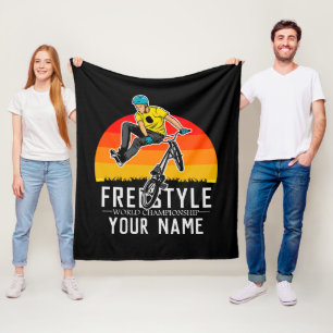 Add Name BMX Freestyle World Championship          Fleece Blanket