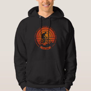 Add Name Change All Text Mountain Bike One Ball    Hoodie