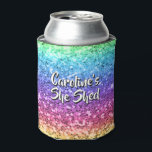 Add Name Change Any Text She Shed Sparkle Rainbow<br><div class="desc">Add the Name & Text you want to this great She Shed Design - See my store for more great She Shed Gifts.</div>