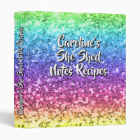Add Name Change Any Text She Shed Sparkle Rainbow