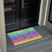 Add Name Change Any Text She Shed Sparkle Rainbow 