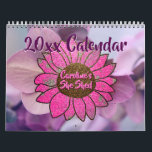 Add Name Change Text She Shed Pink Sunflower 20xx  Calendar<br><div class="desc">Change the Name on this Great She Shed Design - The Name & Text Will Change on ALL the PAGES as you change on the first one - - See my store for more great She Shed Gift Ideas.</div>