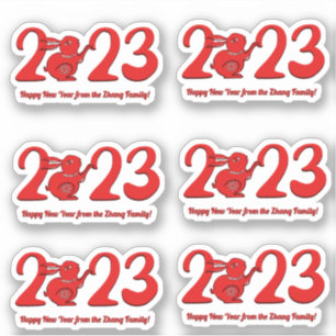 Add Name, Chinese New Year 2023 Year of Rabbit St