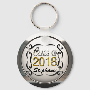 Add Name Class Of 2018 Graduation Keychain