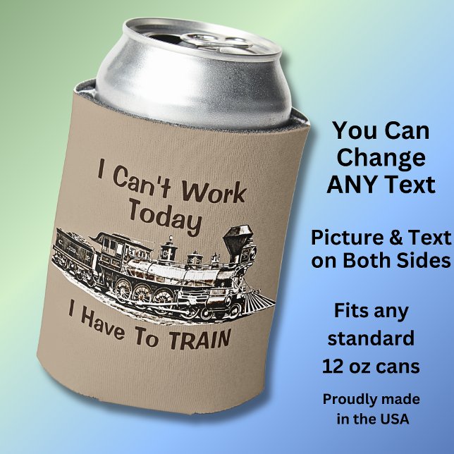 Add Name Edit Text Can't Work Today Have To TRAIN  Can Cooler (Creator Uploaded)