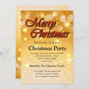 Add Name Edit Text Matching Christmas Invitation