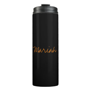 Add Name Elegant Creative Classical Handwriting Thermal Tumbler
