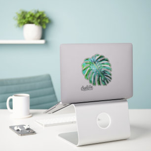 Add Name Elegant Tropical Leaf Modern Typography