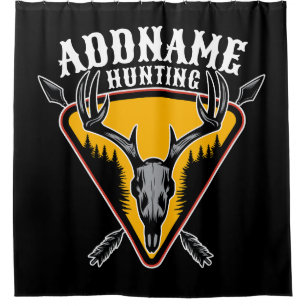 ADD NAME Hunter Elk Skull Big Antlers Deer Hunting