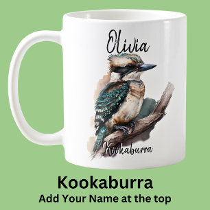 Add Name Kookaburra Australian Bird Animal Coffee Mug