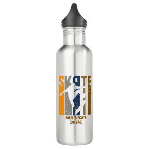Add Name or Your Text - SKATE Skateboarder 710 Ml Water Bottle