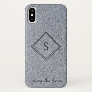 Add name Personalised Modern Elegant Glitter Case-Mate iPhone Case