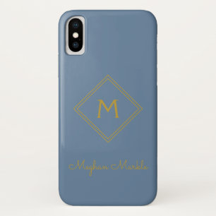 Add name Personalized Modern Elegant Simple Gold Case-Mate iPhone Case