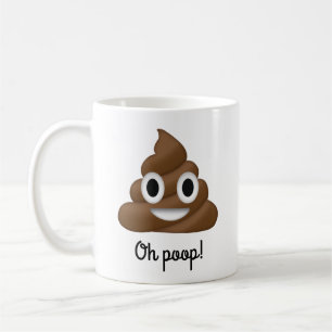 Add Name Personalized Oh Poop Coffee Mug