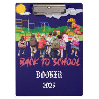 Add Name Photo Back-To-School Customizable Clipboard