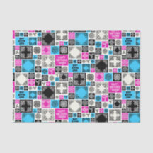 Add Name & Relationship Birthday Magenta & Blue