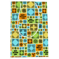 Add Name & Relationship Birthday Orange & Green