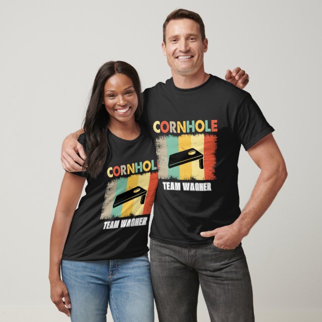 add name team cornhole  T-Shirt (Unisex)