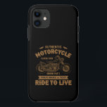 Add Name Text,  Authentic Motorcycle Classic Ride  iPhone 11 Case<br><div class="desc">Add Your Name or a Phrase on this Authentic Motorcycle Design - - See lots more great Bike Gift Ideas in my store.</div>