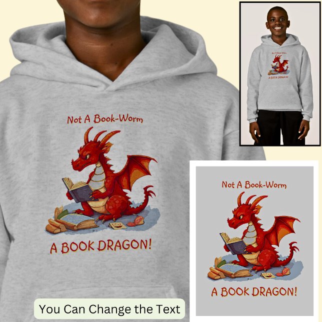 Add Name Text - Not A BookWorm A Book Dragon (Creator Uploaded)