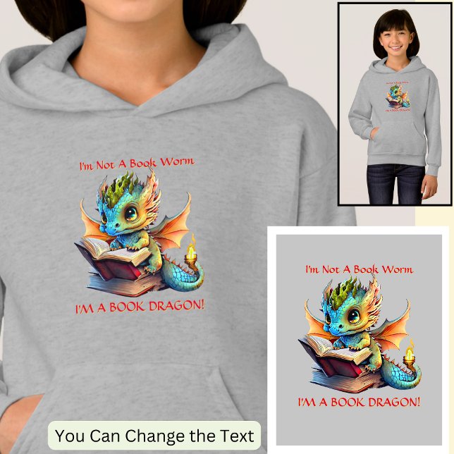 Add Name Text - Not A BookWorm A Book Dragon (Creator Uploaded)