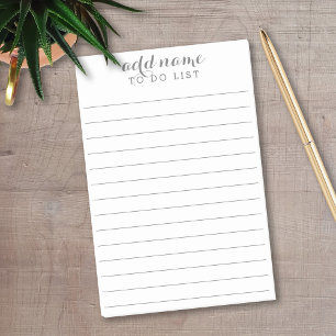 Add Name - To Do List with lines Post-it Notes