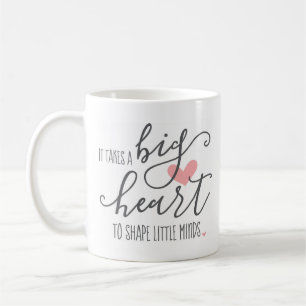 Add Name & Year, Personalized It Takes a Big Heart Coffee Mug