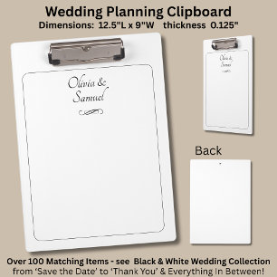 Add Names, Black & White with Infinity Scroll Clipboard