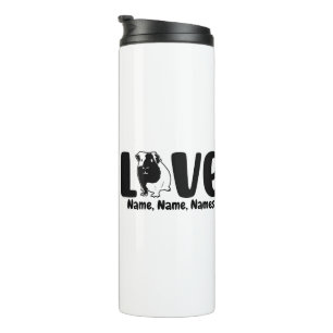 Add Names or Text, Guinea Pig LOVE on   Thermal Tumbler