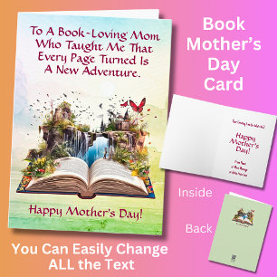 Add Names, To a book-loving mom who taught me Card