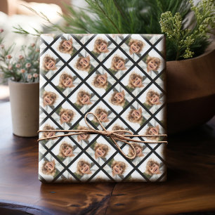 Add One Photo to make a Crazy Collage Wrapping Paper