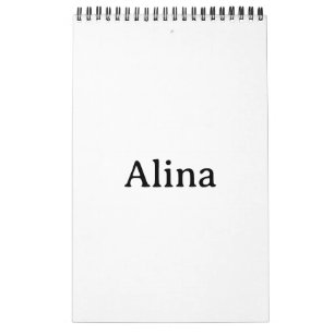 add own design 11" x 7" Single Page Small Black Calendar