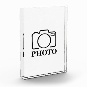 Add Personalized Photo Wedding Modern Cute Elegant