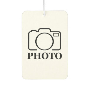 Add Personalized Photo Wedding Modern Cute Elegant Air Freshener
