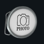 Add Personalized Photo Wedding Modern Cute Elegant Belt Buckle<br><div class="desc">You can customize it with your photo,  logo or with your text.  You can place them as you like on the customization page. Modern,  unique,  simple,  or personal,  it's your choice.</div>
