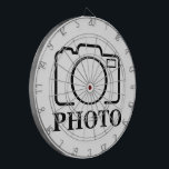 Add Personalized Photo Wedding Modern Cute Elegant Dartboard<br><div class="desc">You can customize it with your photo, logo or with your text. You can place them as you like on the customization page. Modern, unique, simple, or personal, it's your choice.</div>