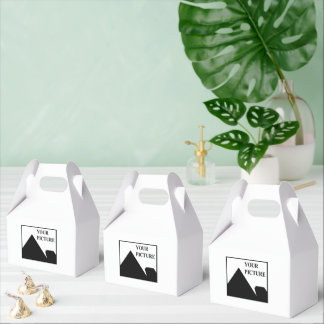 Add Personalized Picture Business Company Name Favor Box